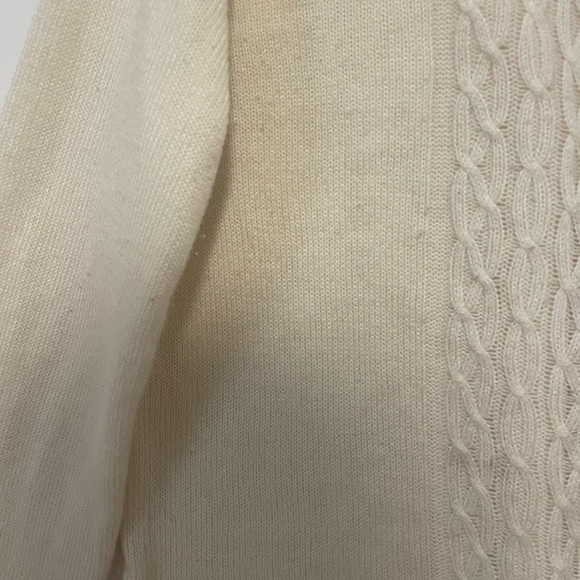 BFA Classics Size L Cream Zip Up Cardigan - Picture 7 of 10